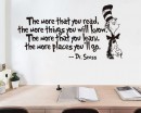 Dr. Seuss Quote with Cartoon figure Dr. Seuss Quote with Cartoon figure